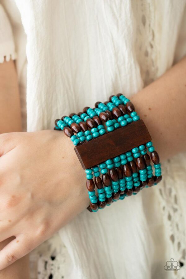 Paparazzi Bracelet ~ Tropical Takeover - Blue