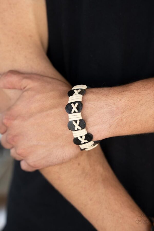 Paparazzi Bracelet ~ Macho Maverick - Black