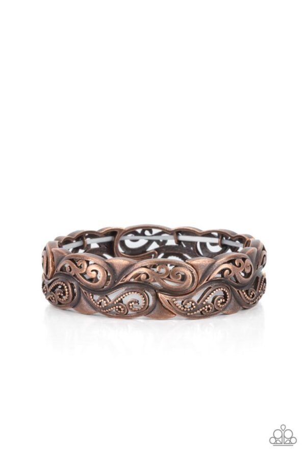 Paparazzi Bracelet ~ Paisley Portico - Copper