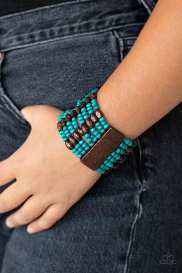 Paparazzi Bracelet ~ Tropical Nirvana - Blue