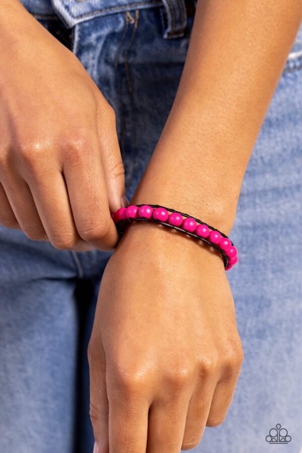 Paparazzi Bracelet ~ Epic Explorer - Pink