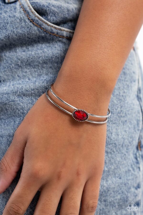 Paparazzi Bracelet ~ Magnificently Mesmerized - Red