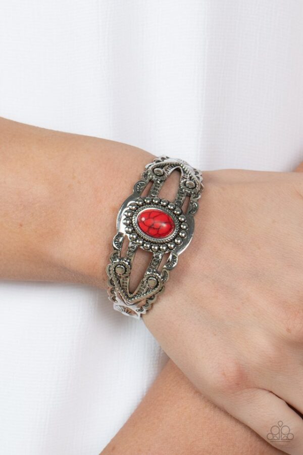 Paparazzi Bracelet ~ Sonoran Soul Searcher - Red