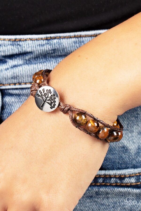 Paparazzi Bracelet ~ Seasonal Bounty - Brown