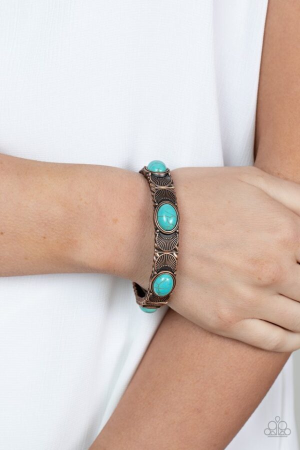 Paparazzi Bracelet ~ Desert Skyline - Copper