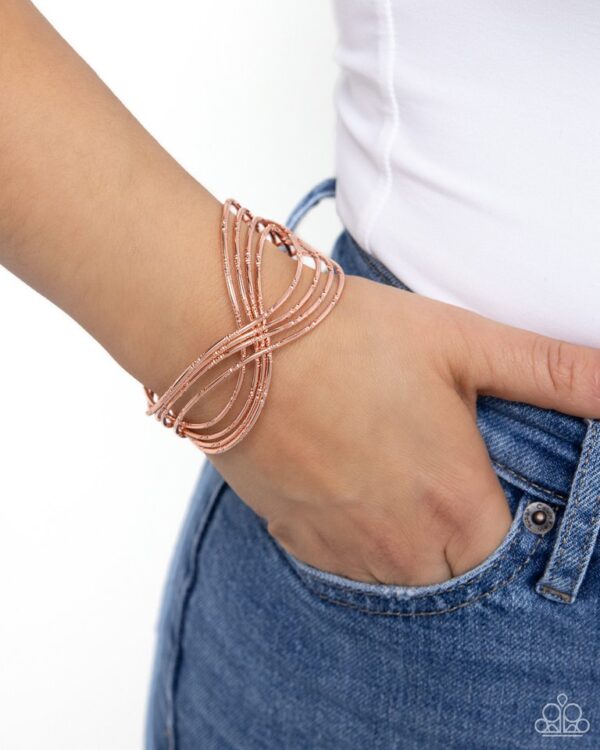 Paparazzi Bracelet ~ WIRE Away - Copper