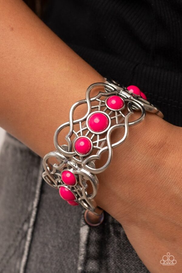 Paparazzi Bracelet ~ Very Versailles - Pink