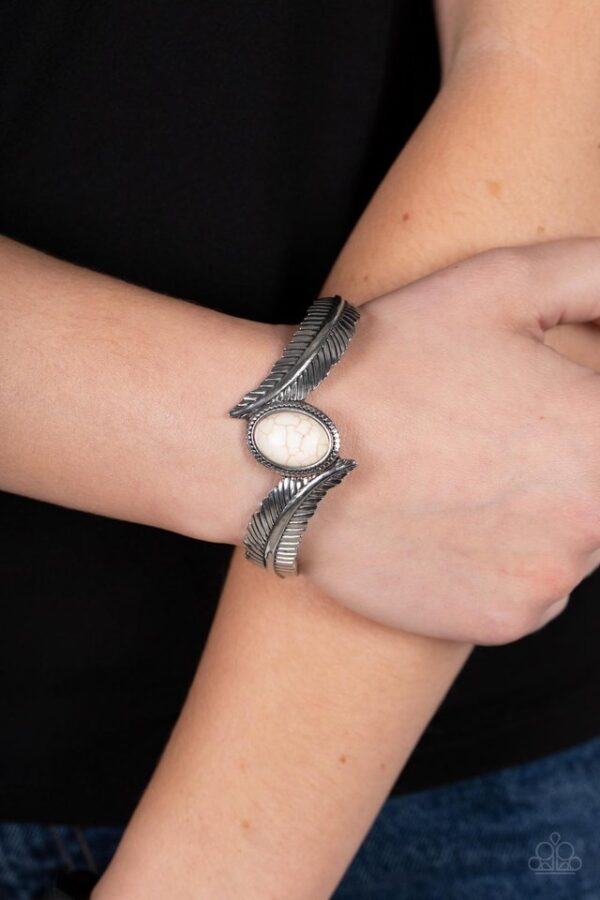 Paparazzi Bracelet ~ Wild Wild NEST - White