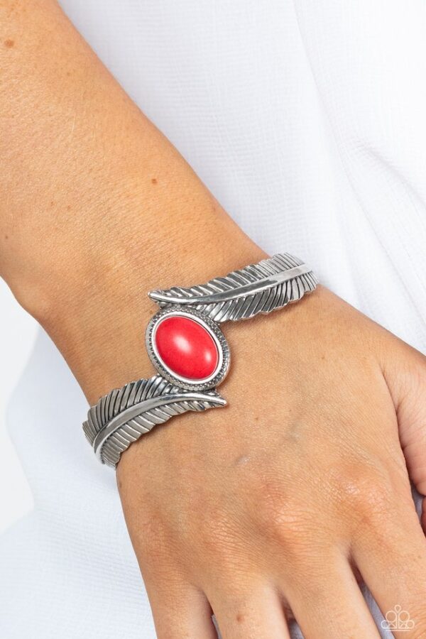 Paparazzi Bracelet ~ Wild Wild NEST - Red