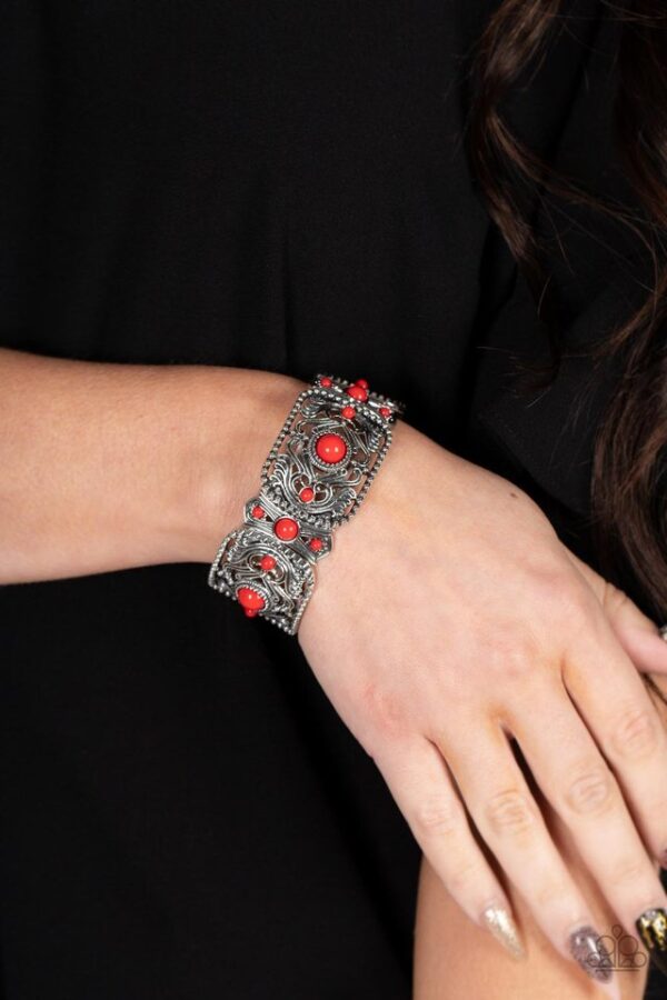 Paparazzi Bracelet ~ Going, Going, GONDOLA - Red