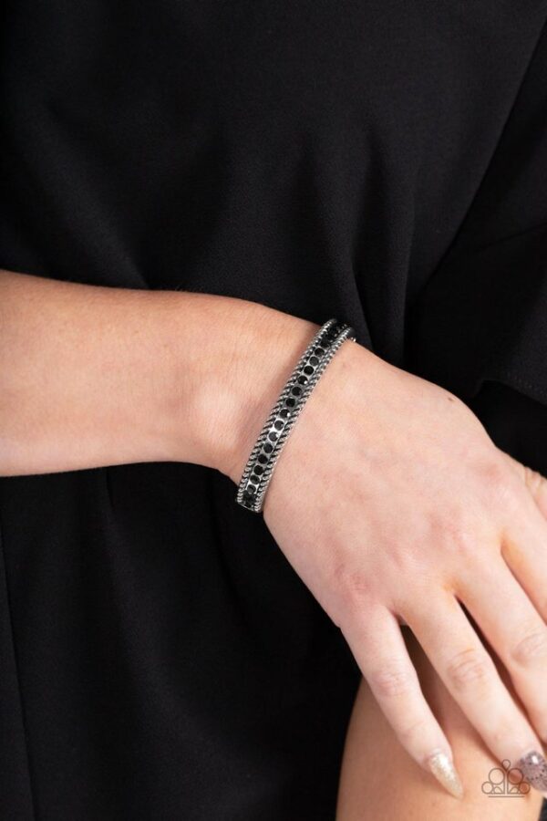 Paparazzi Bracelet ~ Rebel Renaissance - Black