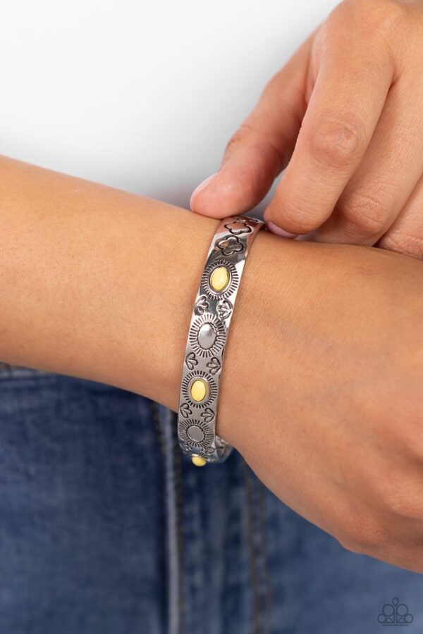 Paparazzi Bracelet ~ Cactus Canopy - Yellow