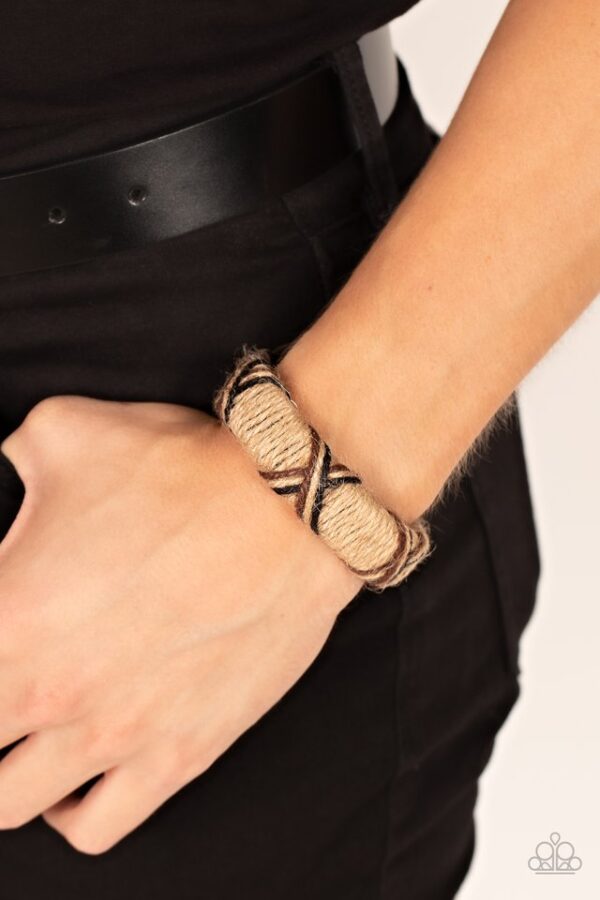 Paparazzi Bracelet ~ Survival of the Fittest - Brown