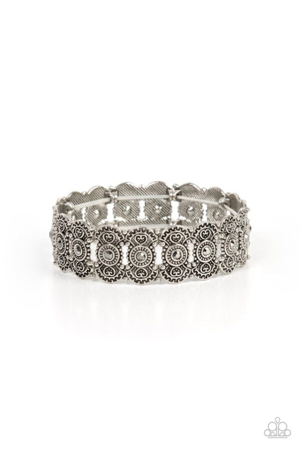 Paparazzi Bracelet ~ Rapturous Romance - Silver