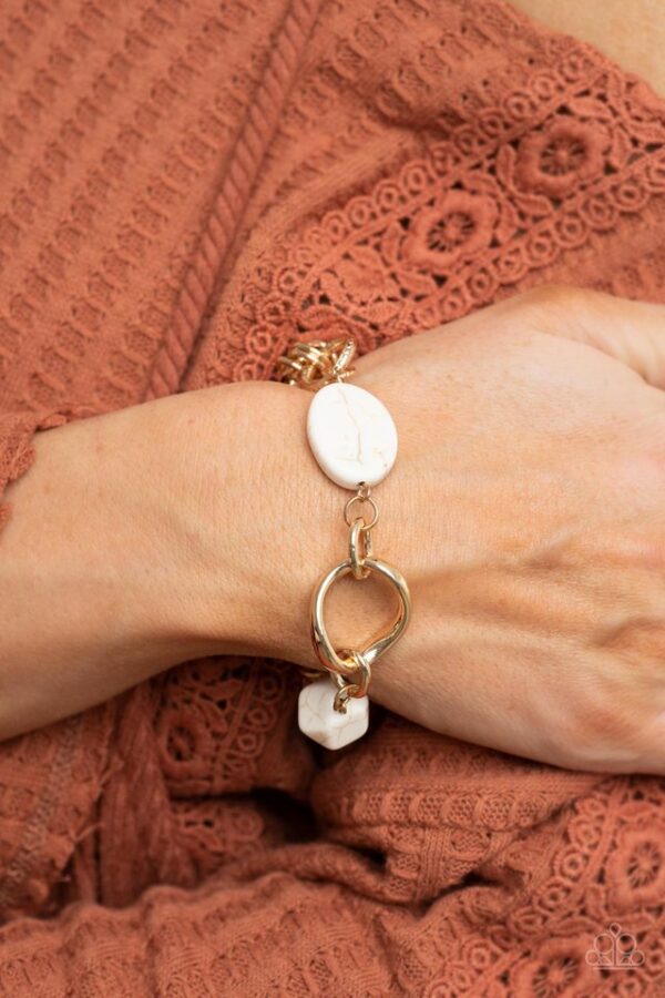 Paparazzi Bracelet ~ Hola, SONORA - White