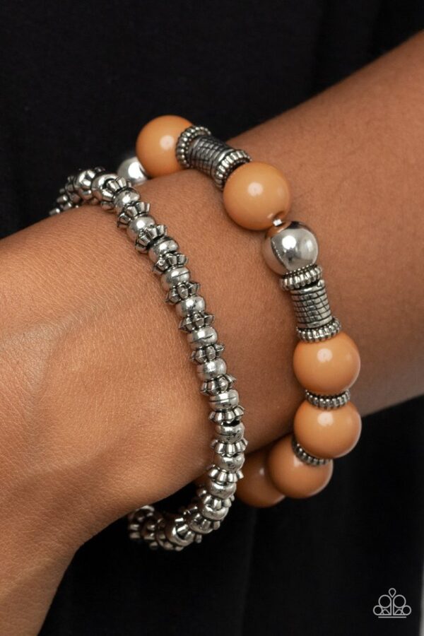 Paparazzi Bracelet ~ Walk This SWAY - Brown