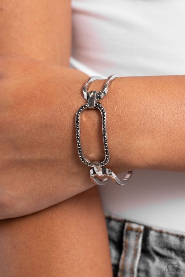 Paparazzi Bracelet ~ Civic Chic - Silver