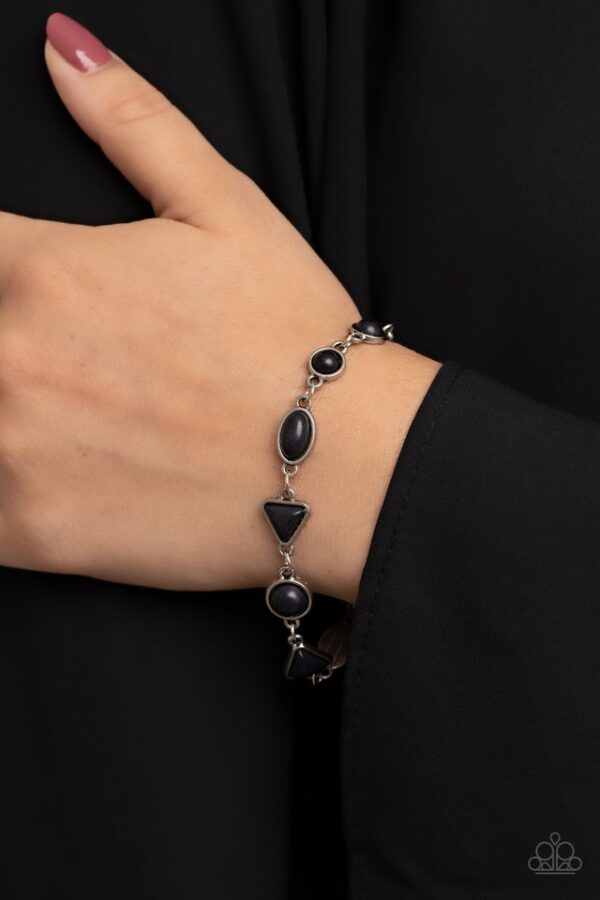 Paparazzi Bracelet ~ Quarry Quarrel - Black