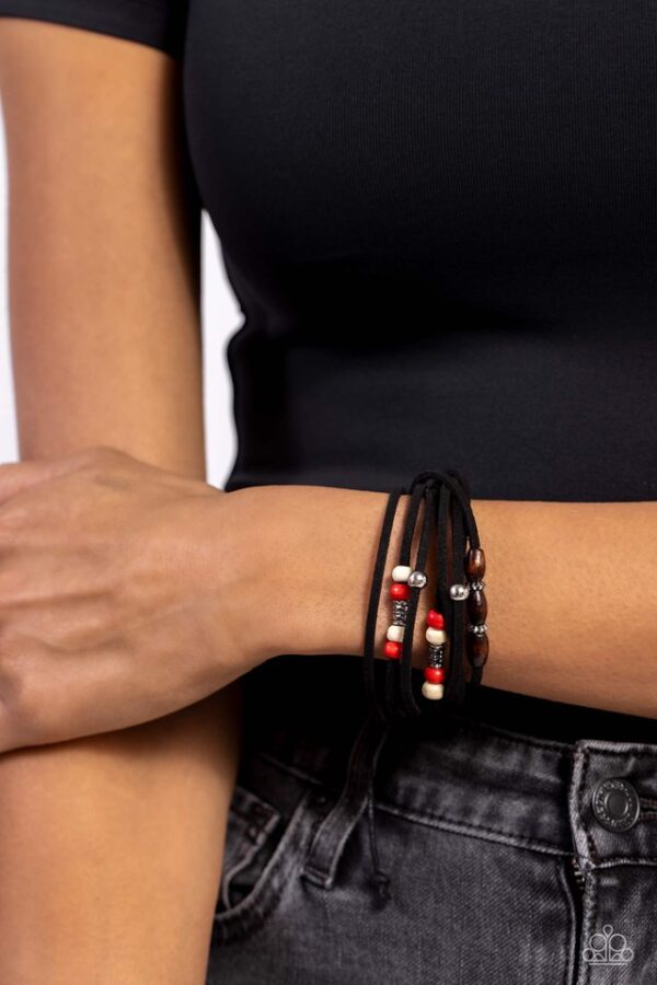 Paparazzi Bracelet ~ Absolutely WANDER-ful - Red