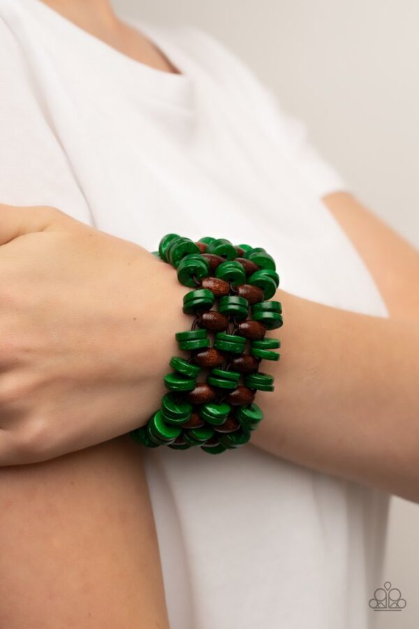 Paparazzi Bracelet ~ Galapagos Go-Getter - Green