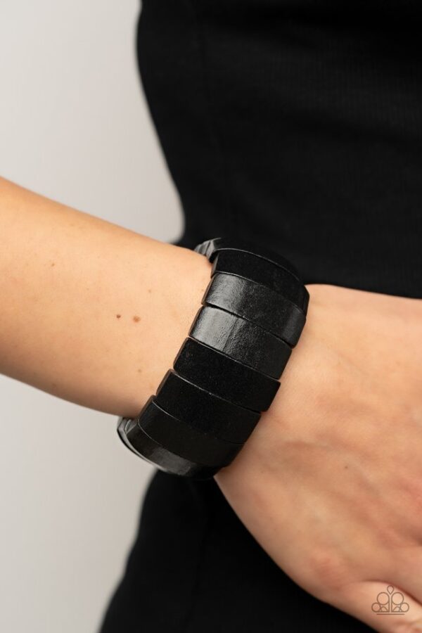 Paparazzi Bracelet ~ Island Grind - Black