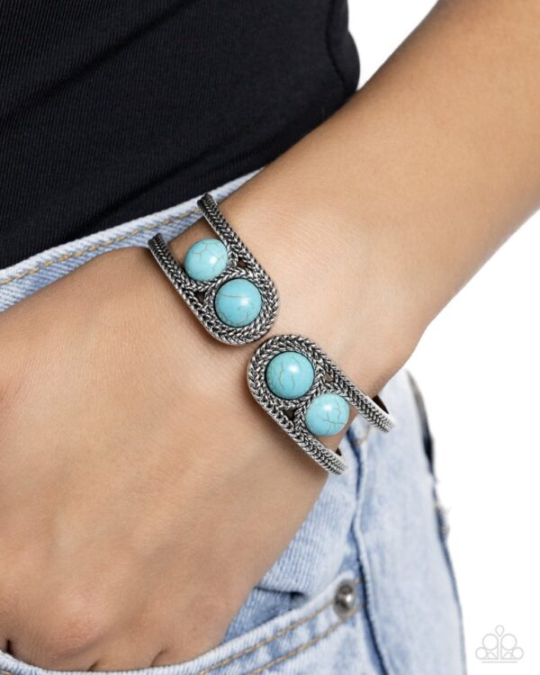 Paparazzi Bracelet ~ Desert Myth - Blue