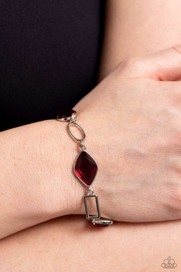 Paparazzi Bracelet ~ Dazzle for Days - Red