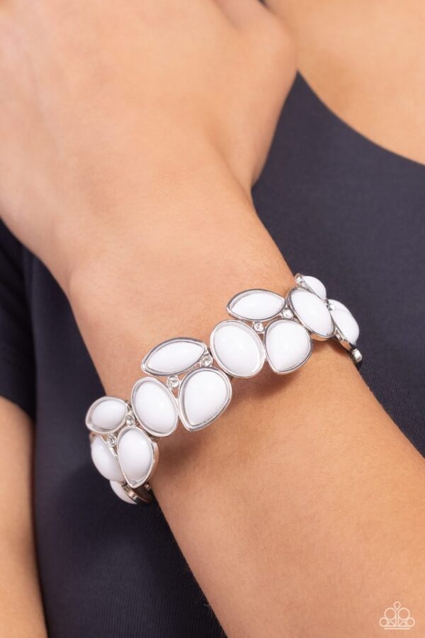 Paparazzi Bracelet ~ Gondola Groves - White