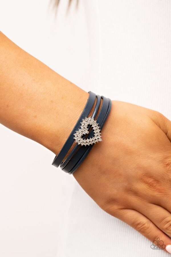 Paparazzi Bracelet ~ Wildly in Love - Blue