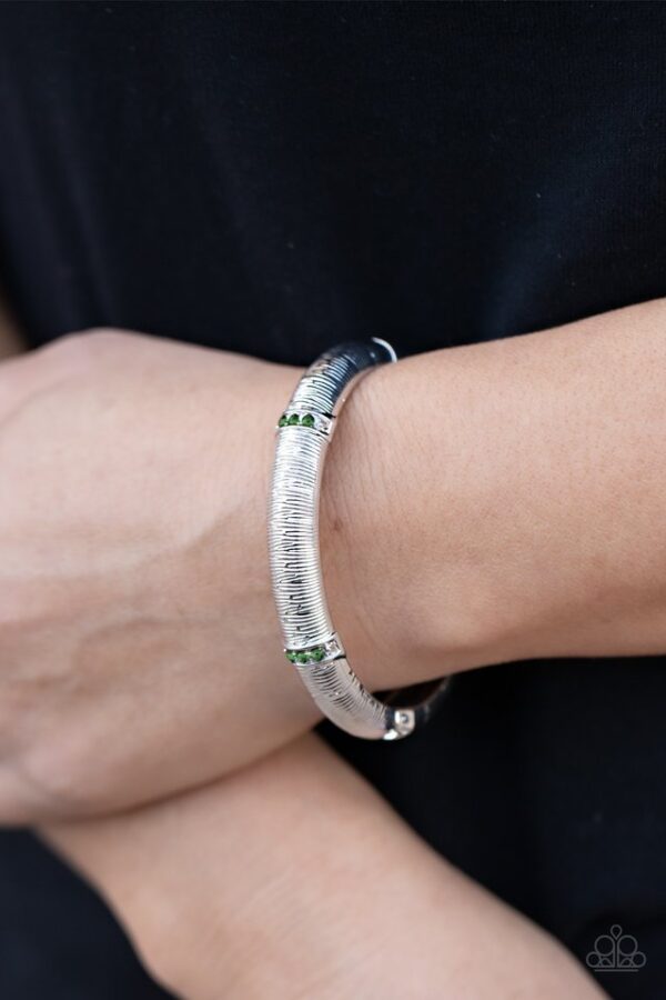 Paparazzi Bracelet ~ A Dash of Dazzle - Green