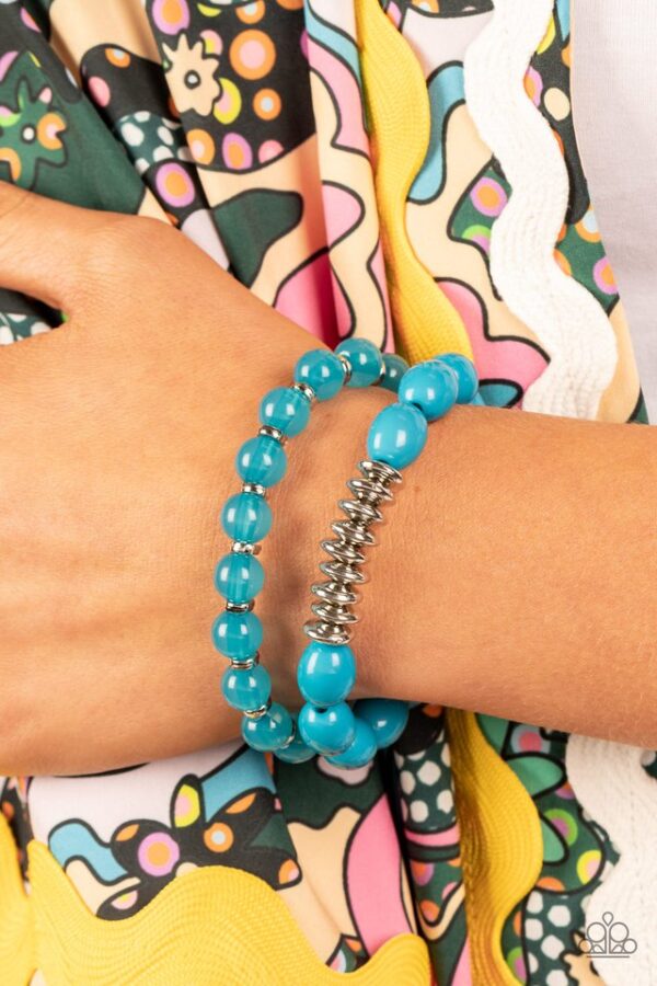 Paparazzi Bracelet ~ La Vida Vacation - Blue