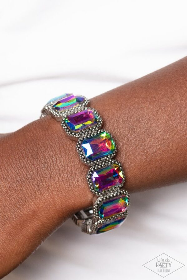 Paparazzi Bracelet ~ Studded Smolder - Multi