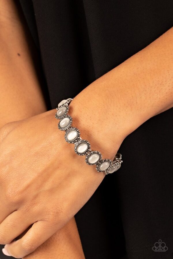 Paparazzi Bracelet ~ Sweet Oblivion - White