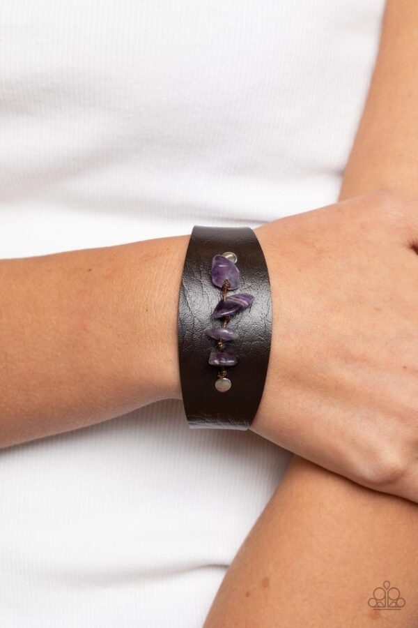 Paparazzi Bracelet ~ Colorful Canyoneer - Purple