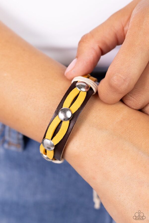 Paparazzi Bracelet ~ Ready to Ride - Yellow