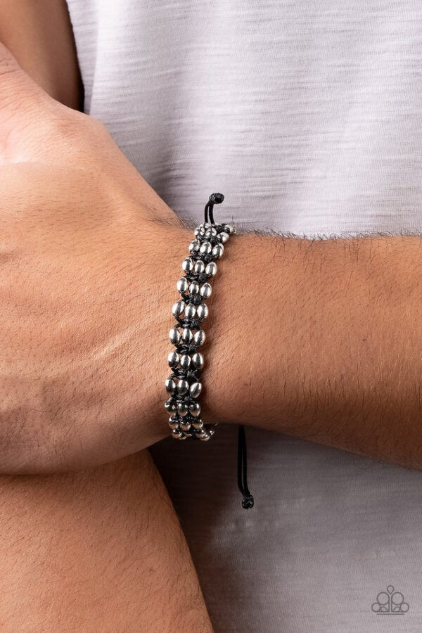 Paparazzi Bracelet ~ A True BEAD-liever - Black