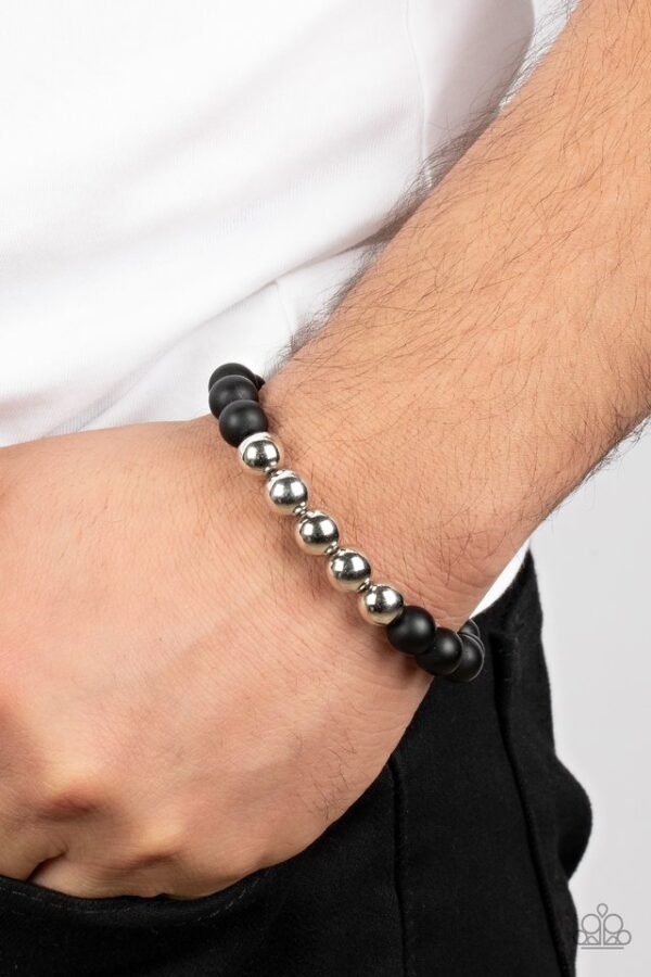 Paparazzi Bracelet ~ METALHEAD in the Clouds - Black