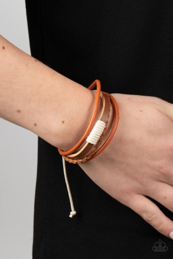 Paparazzi Bracelet ~ Trail Scout - Orange