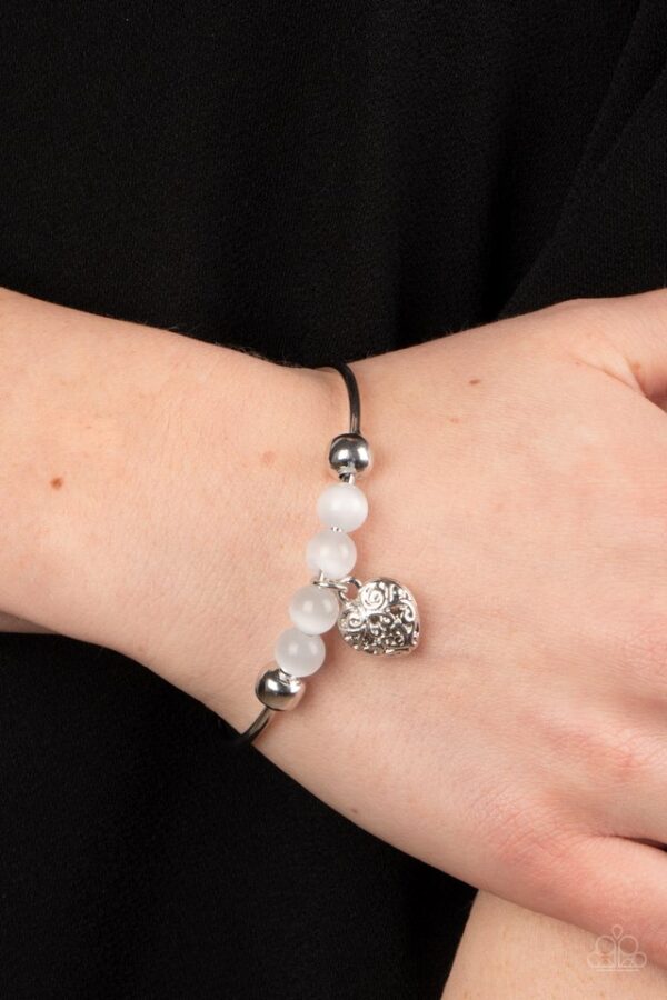 Paparazzi Bracelet ~ Vintage Vows - White