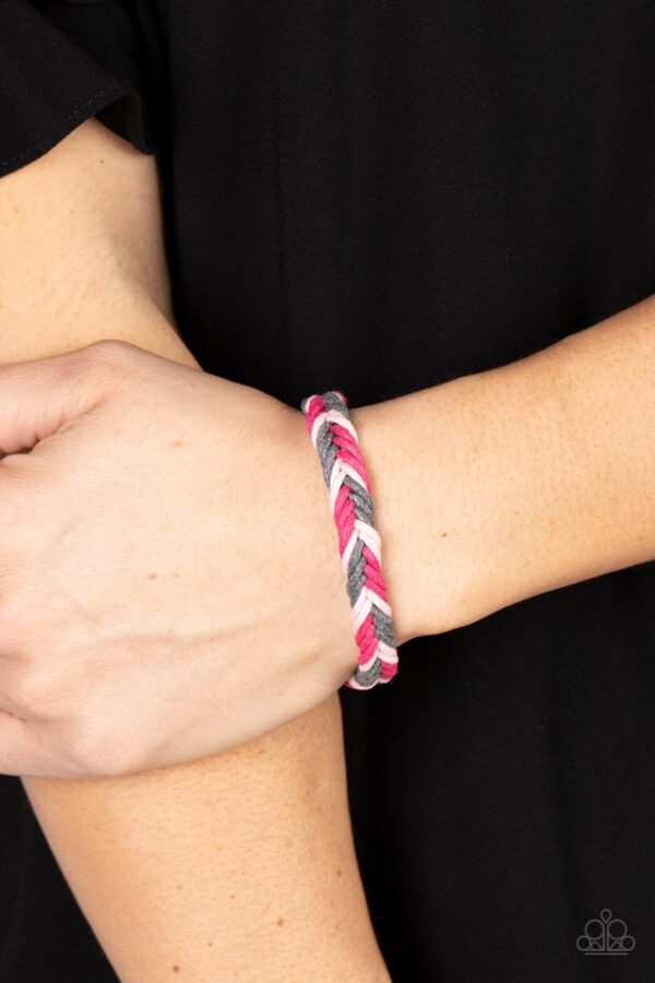 Paparazzi Bracelet ~ Travel Mode - Pink