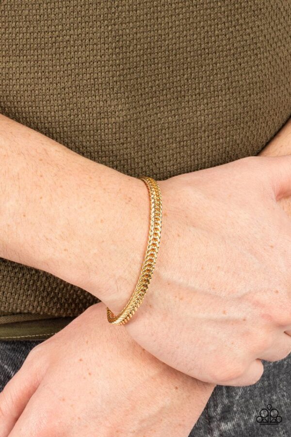 Paparazzi Bracelet ~ City Crusader - Gold