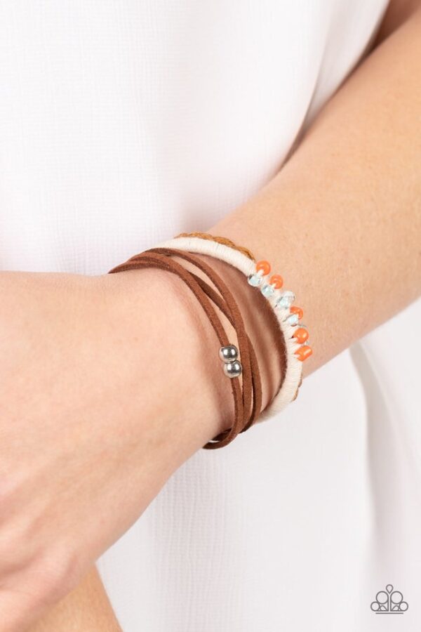 Paparazzi Bracelet ~ Summer Spectacle - Orange