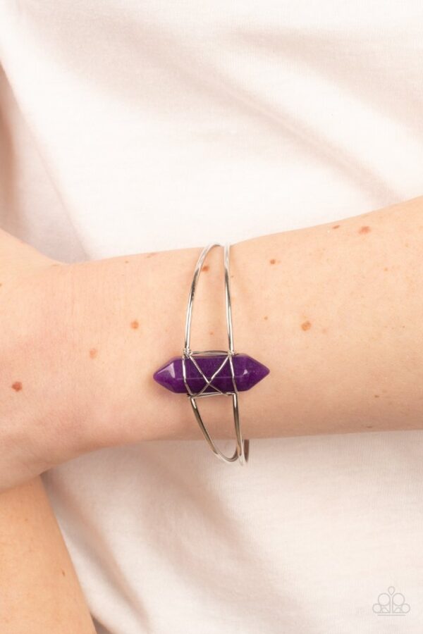 Paparazzi Bracelet ~ Terra Transcendence - Purple