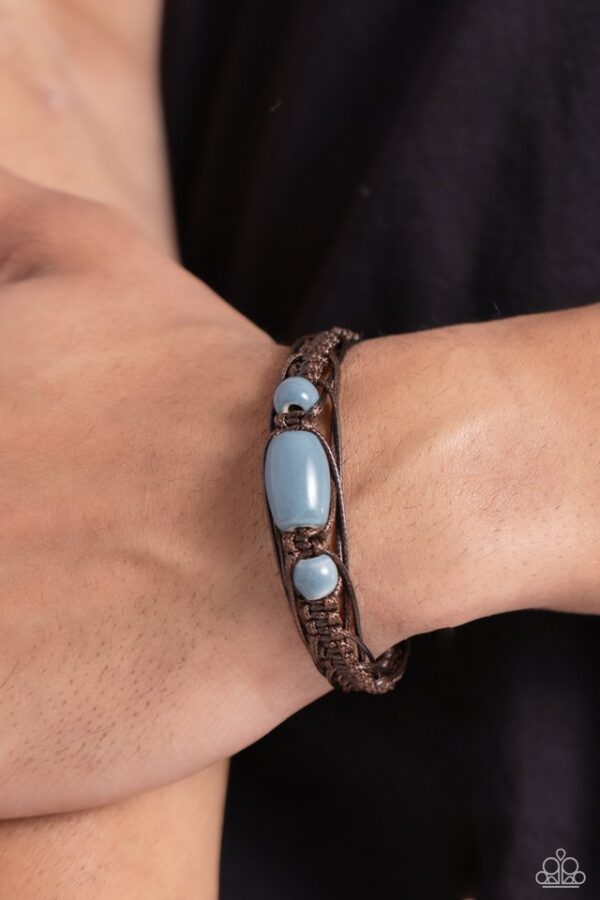 Paparazzi Bracelet ~ SOJOURN On - Blue