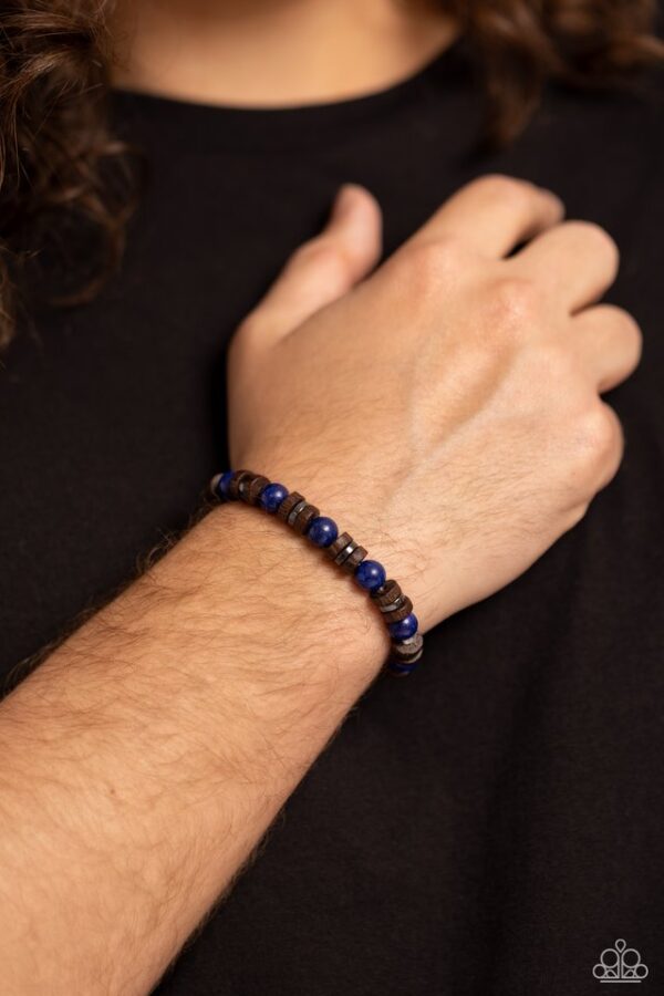 Paparazzi Bracelet ~ Earthy Empath - Blue