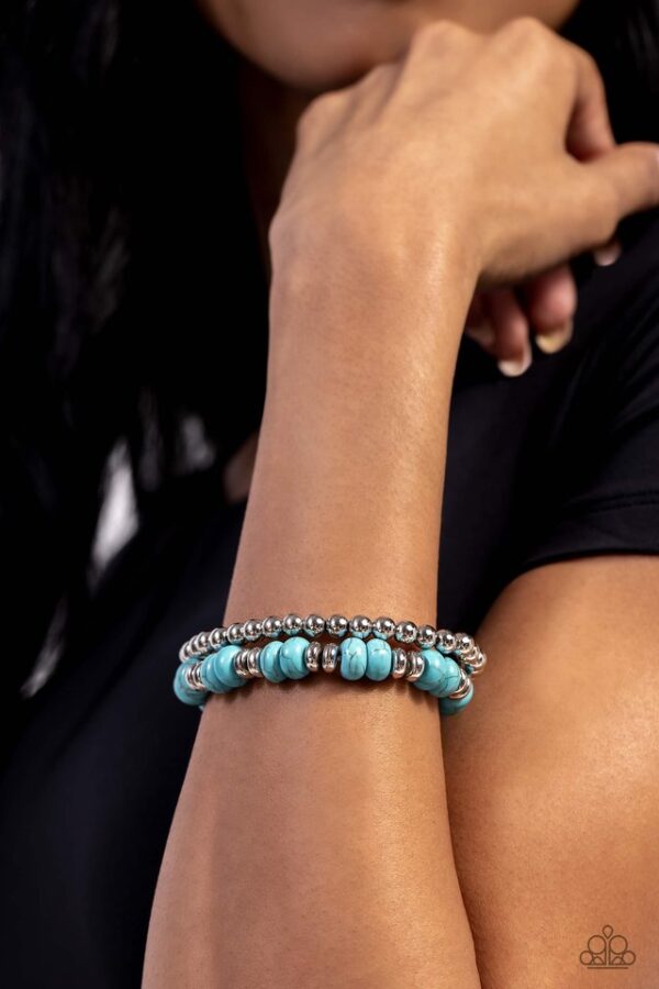 Paparazzi Bracelet ~ Secret Quarry - Blue