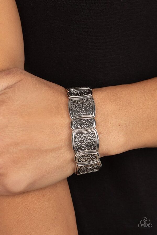 Paparazzi Bracelet ~ Wine Country - Silver