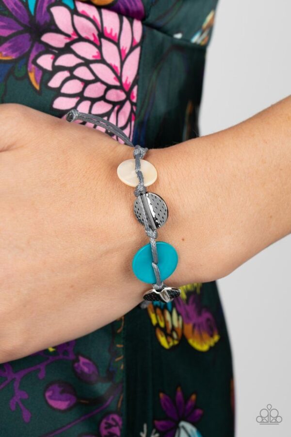 Paparazzi Bracelet ~ Shore Up - Blue