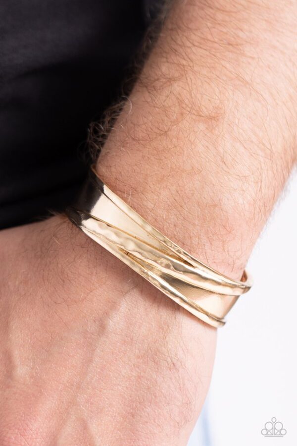 Paparazzi Bracelet ~ Real Slick - Gold