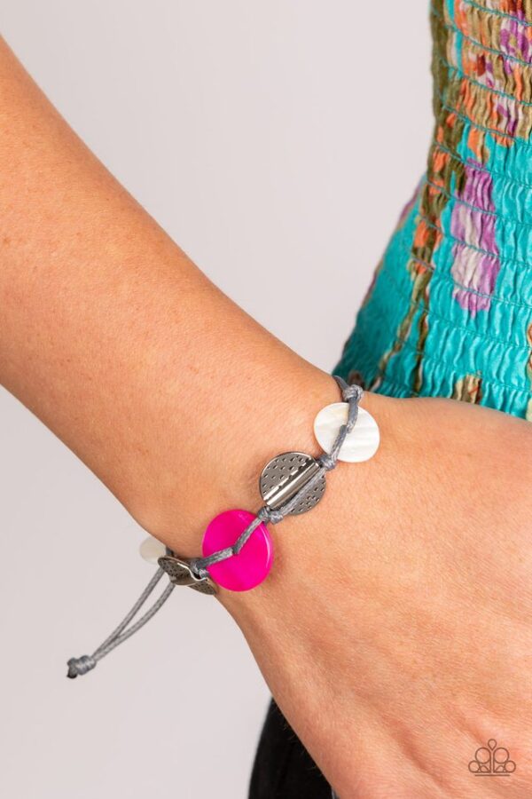 Paparazzi Bracelet ~ Shore Up - Pink